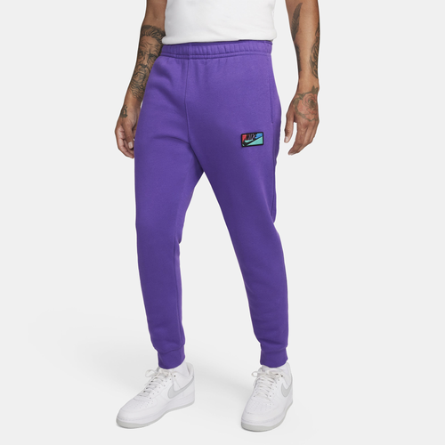 

Nike Mens Nike Club+ Patch GX Basketball Pants - Mens Purple Cosmos/Purple Cosmos Size S