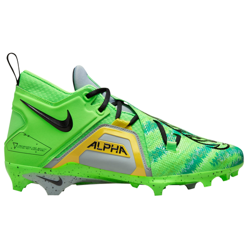 

Nike Mens Nike Alpha Menace Pro 3 - Mens Football Shoes Green Strike/Mica Green/Black Size 7.5