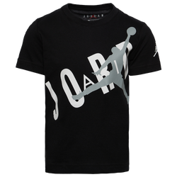 Boys' Preschool - Jordan Throwback T-Shirt - White/Black