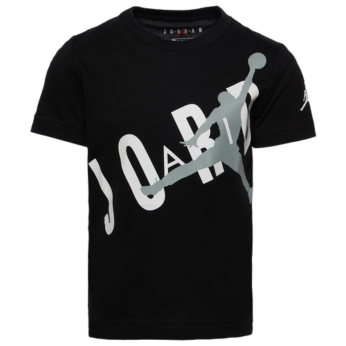 

Boys Preschool Jordan Jordan Throwback T-Shirt - Boys' Preschool Black/White Size 4