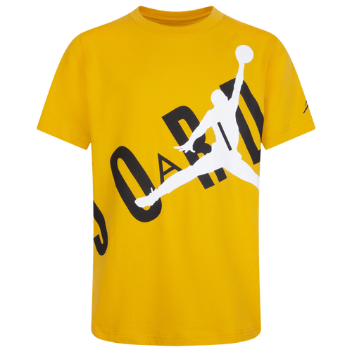 

Boys Jordan Jordan Throwback T-Shirt - Boys' Grade School Taxi/White Size S