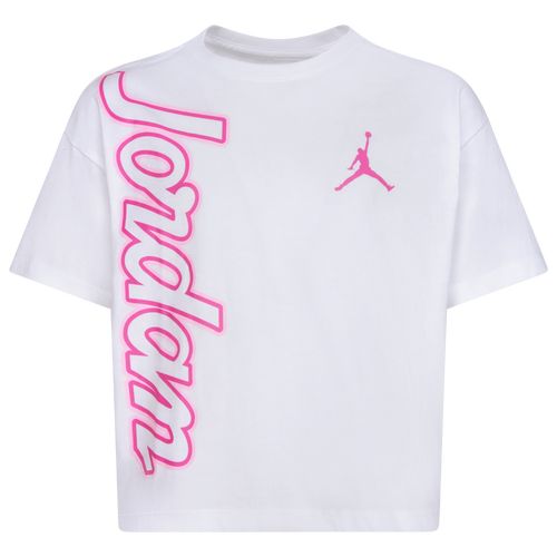 

Jordan Girls Jordan Sign Off T-Shirt - Girls' Grade School White Size XL