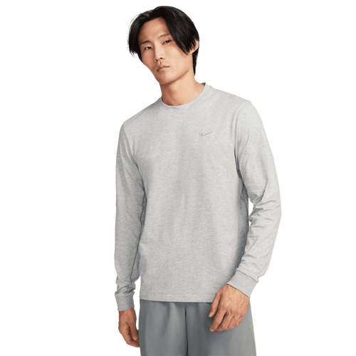  - Nike DriFIT Primary Long Sleeve Top - Heather/Dk Grey Smoke