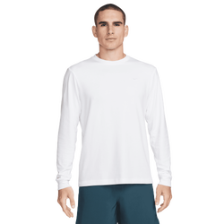 Men's - Nike Dri-FIT Primary Long Sleeve Top - White/White