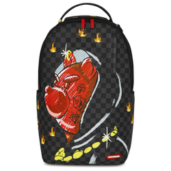 Adult - Sprayground Diablo Sketchy Backpack - Black/Red