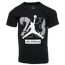 Jordan AJ4 T-Shirt - Boys' Preschool Black/White