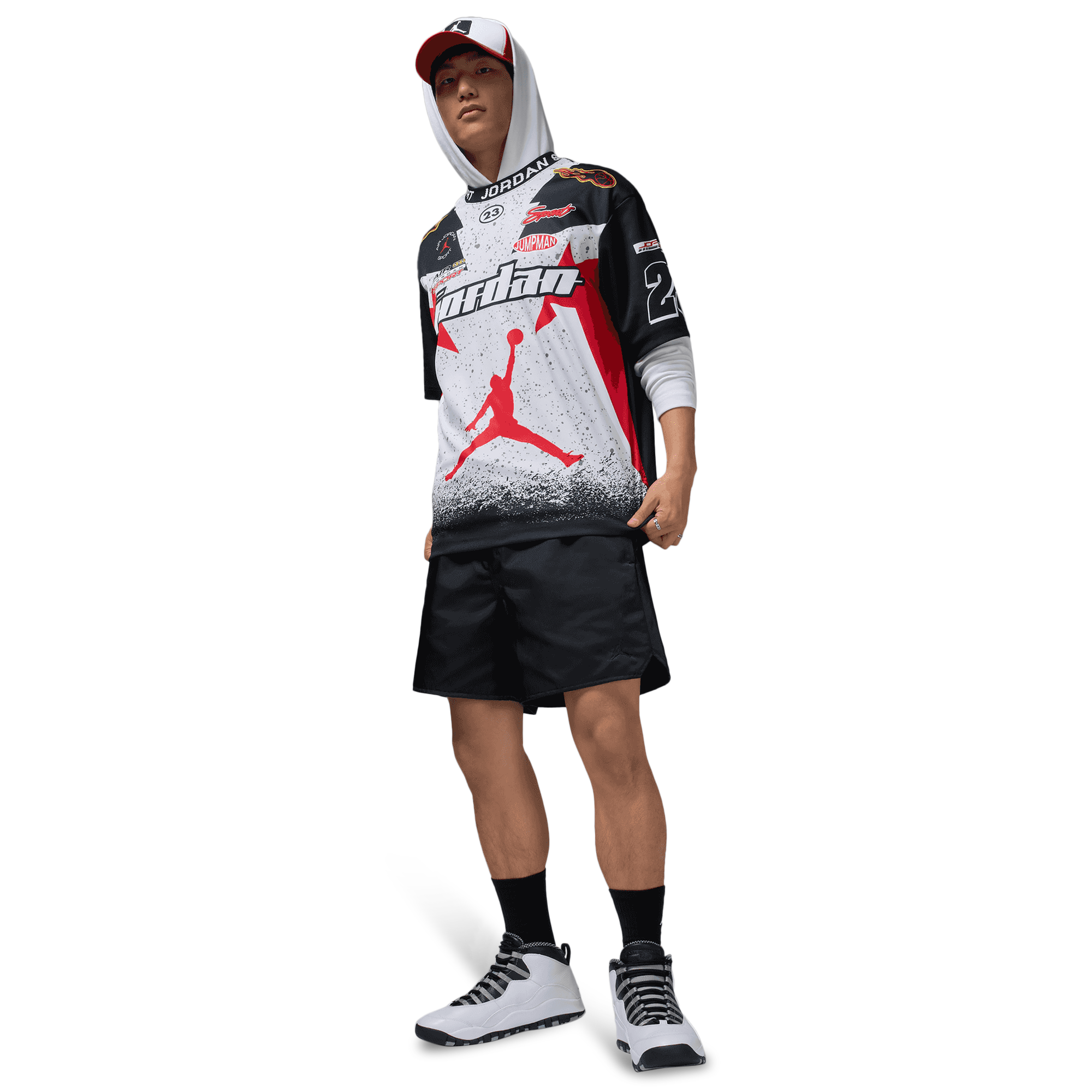 Jordan Essentials Statement Motorsport GFX S/S Top | Arden Fair