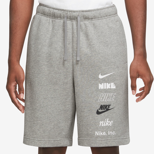 

Nike Mens Nike Club+ FT MLOGO Shorts - Mens Dark Heather Grey/Dark Heather Grey Size XXL