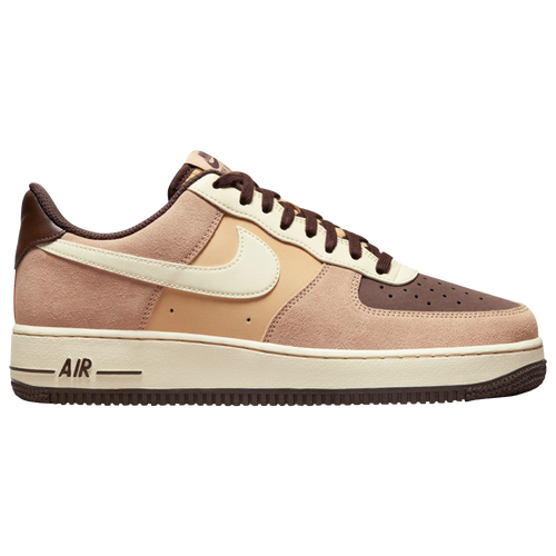 Shop Nike Mens  Air Force 1 '07 Lv8 In Brown/beige/red