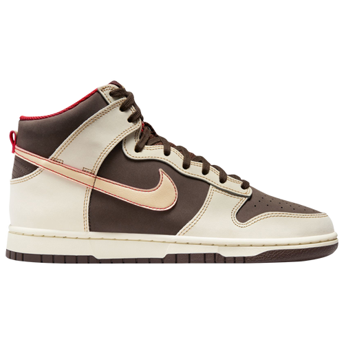 

Nike Mens Nike Dunk Hi Retro SE New Age Of Sport - Mens Shoes Brown/Beige/Red Size 07.5