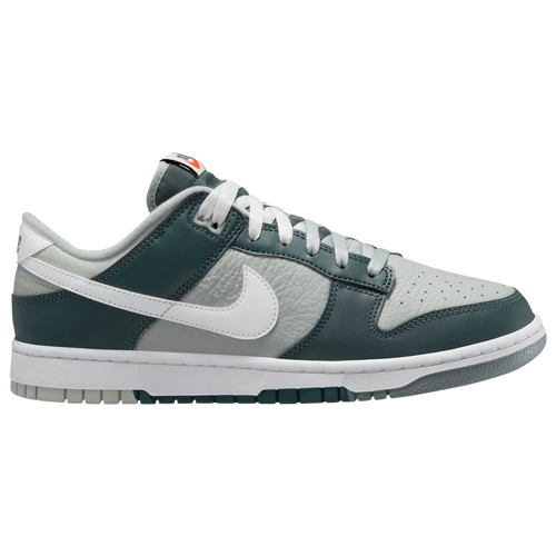 

Nike Mens Nike Dunk Low Retro Prem - Mens Basketball Shoes Green/White/Silver Size 09.5