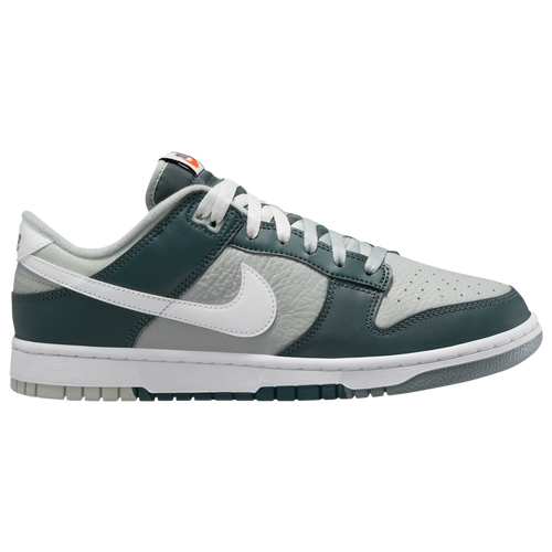 

Nike Mens Nike Dunk Low Retro Prem - Mens Basketball Shoes Green/White/Silver Size 14.0