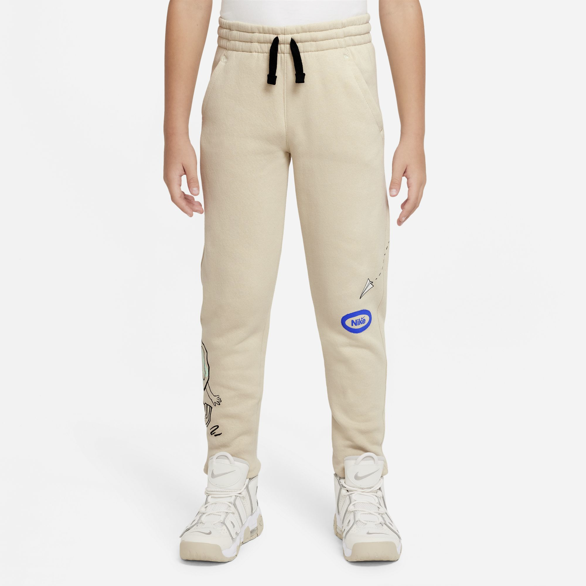 Nike Sportswear Club Fleece Cargo Pants Beige - RATTAN/RATTAN/WHITE