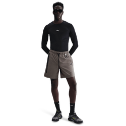 Men's - Nike Tech Woven Trek Shorts - Cave Stone/College Grey/Black