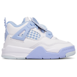 Girls' Toddler - Jordan Retro 4 TPU - White/Aluminum