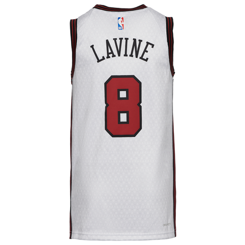 

Nike Boys Zach Lavine Nike Bulls City Edition Swingman Jersey - Boys' Grade School White/Red Size M