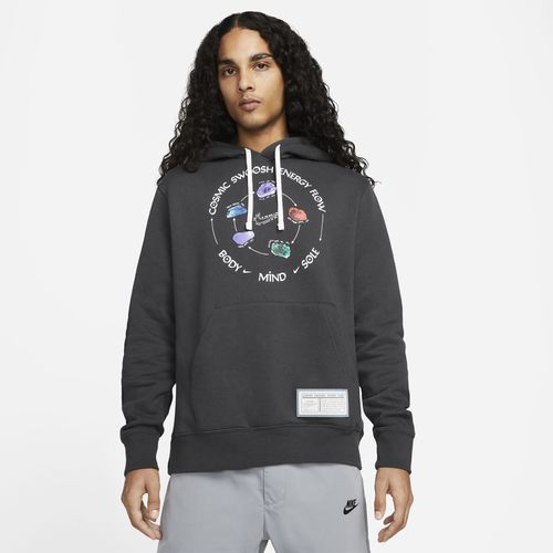 

Nike Mens Nike NSW Club Pullover Basketball Energy Flow Hoodie - Mens Anthracite Size S