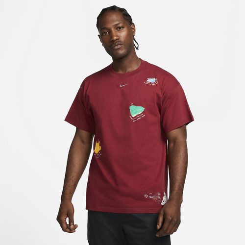 Nike Mens  Nsw Short Sleeve Max 90 Energy Flow T-shirt In Red