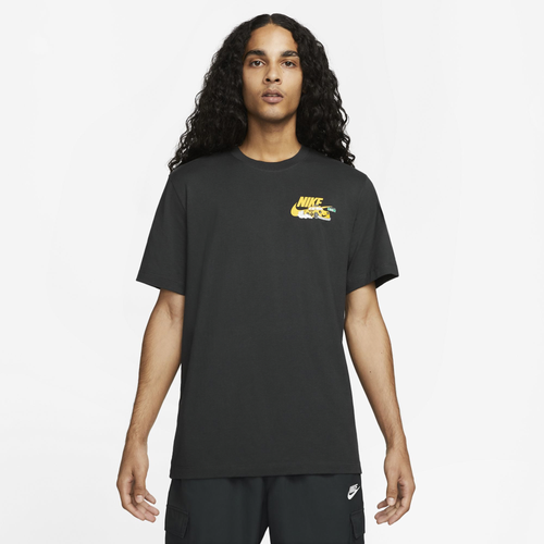 

Nike Mens Nike NSW NYC Cab Short Sleeve T-Shirt - Mens Off Noir/Yellow Size L