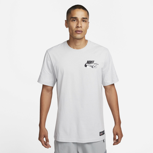 

Nike Mens Nike NSW NYC Cab Short Sleeve T-Shirt - Mens Grey Fog/Black Size XXL