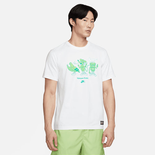 

Nike Mens Nike NSW NYC Uptown Short Sleeve T-Shirt - Mens Summit White/Green Size XL