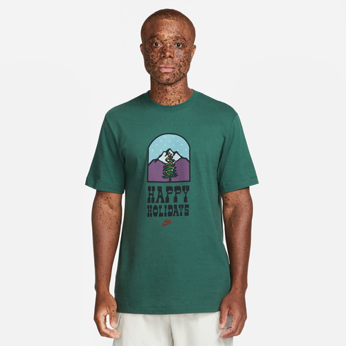 Nike Mens Nike Holiday T-Shirt - Mens Beige/Carolina Size L