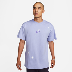 Men's - Nike NSW Short Sleeve Max 90 Space Wave T-Shirt - Light Thistle