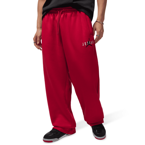 MENS - Jordan Brooklyn Oversize Stretch Pants - Red/Black