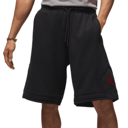 Men's - Jordan Brooklyn Oversize Stretch Shorts - Black/Red