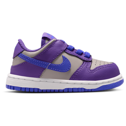 Girls' Toddler - Nike Dunk Low - College Grey/Persian Violet/Wild Grape