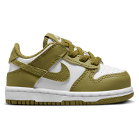 Boys' Toddler - Nike Dunk Low - White/Pacific Moss