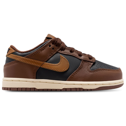 Girls' Preschool - Nike Dunk Low - Brown/Black