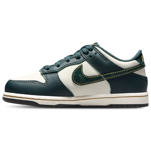 Nike Little Kids Green Off White Dunk Low Sneakers