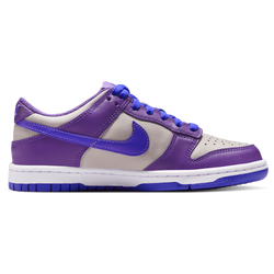 Boys' Grade School - Nike Dunk Low - College Grey/Persian Violet/Wild Grape