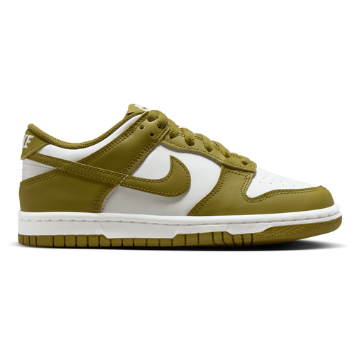 Shop Nike Boys  Dunk Low In White/pacific Moss