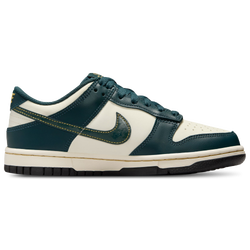 Girls' Grade School - Nike Dunk Low - Deep Jungle/Pale Ivory/Vintage Green