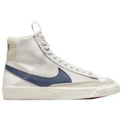 Boys' Grade School - Nike Blazer Mid '77 SE - Sail/Sail/Diffused Blue