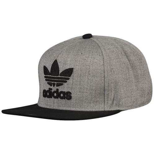 

adidas Originals Mens adidas Originals Trefoil Chain Snapback - Mens Black/Heather Grey Size One Size