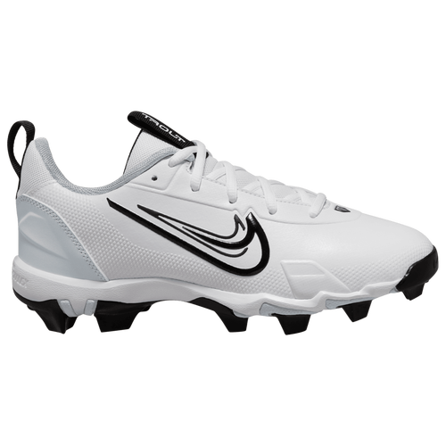 Nike Force Trout 9 Keystone Big Kids' Baseball Cleats In Pure Platinum/white/black