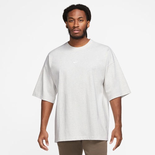 

Nike Mens Nike NSW Premium Essential SUST T-Shirt - Mens Birch Heather/White Size L