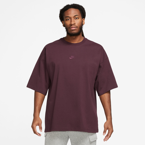

Nike Mens Nike NSW Premium Essential SUST T-Shirt - Mens Navy/Night Maroon Size XL