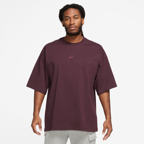 

Nike Mens Nike NSW Premium Essential SUST T-Shirt - Mens Navy/Night Maroon Size S