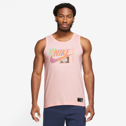 

Nike Mens Nike Festival Tank - Mens Pink/Pink Size S