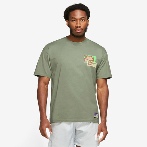 Shop Nike Mens  Festival T-shirt In Green/green