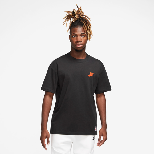 Nike Mens  Nsw M90 Sole Food Lrb T-shirt In Black/black