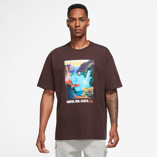 

Nike Mens Nike Bring It Out T-Shirt - Mens Earth/Earth Size S