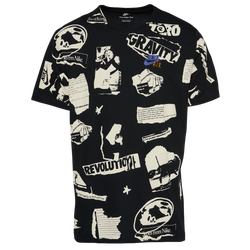 Men's - Nike Legacy All Over Print T-Shirt - Black/Beige
