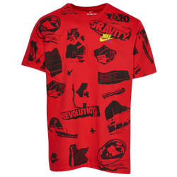Men's - Nike Legacy All Over Print T-Shirt - Red/Black
