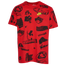 Nike Legacy All Over Print T-Shirt - Men's Red/Black