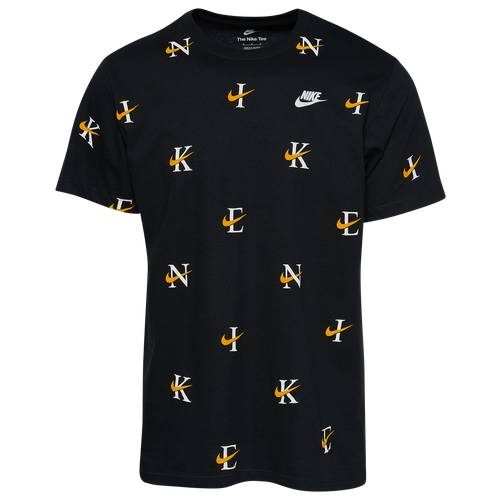 

Nike Mens Nike Monogram T-Shirt - Mens Black/White Size L